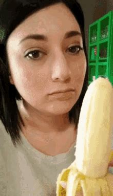 eating a banana gif|Eating A Banana gifs